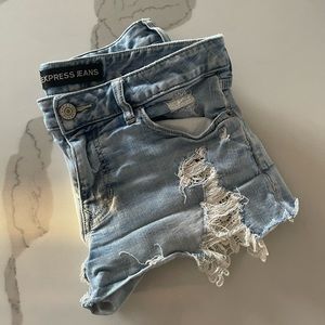 Express Denim Shorts